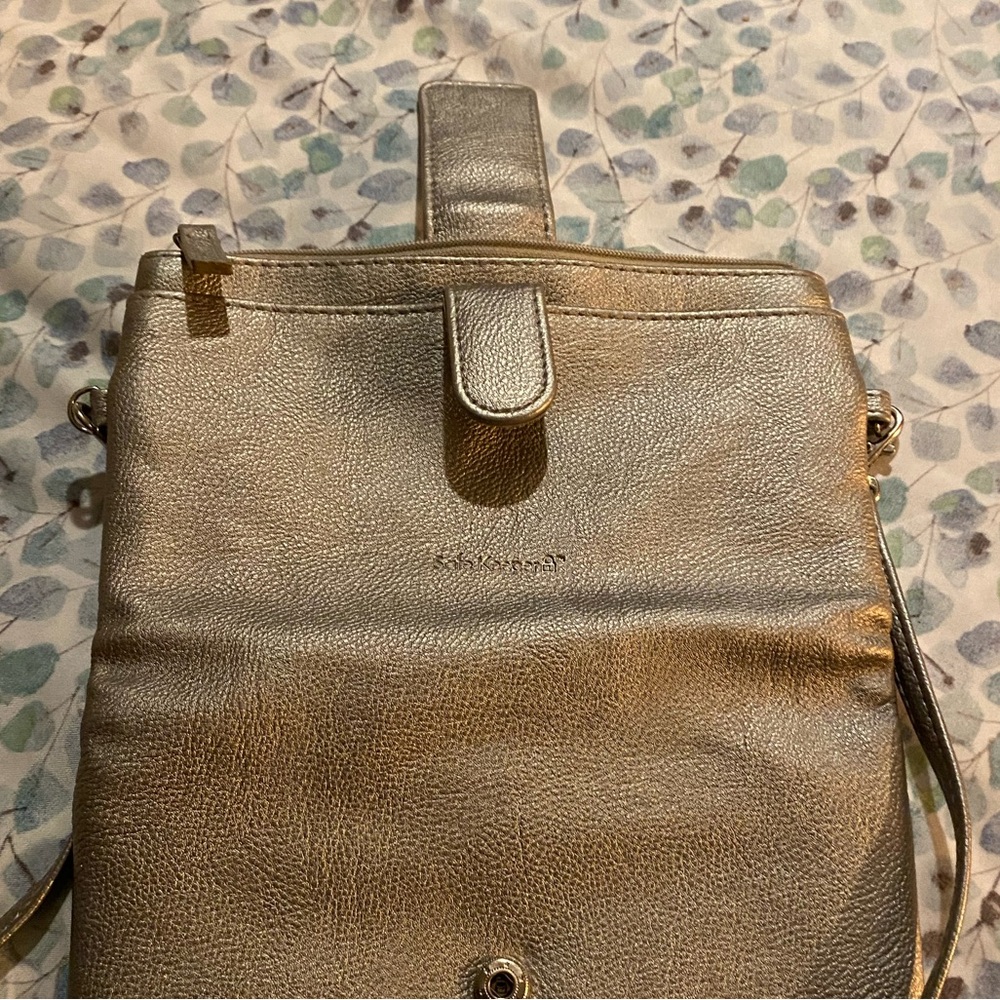 Used crossbody clutch, wallet